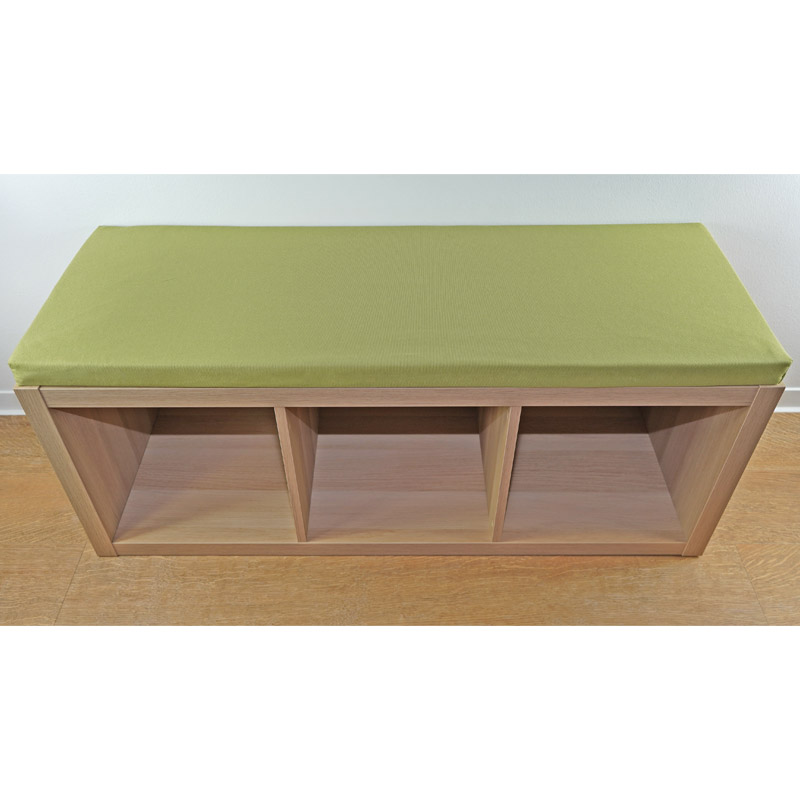 Almohadilla de asiento para Ikea Kallax 3 estantes 111,5x39 cm